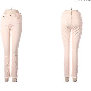 7 For All Mankind pink jeans